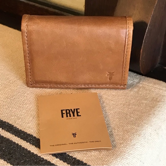 Frye Handbags - NWOT Frye Melissa Medium Leather Wallet Beige Brown Retail $128.